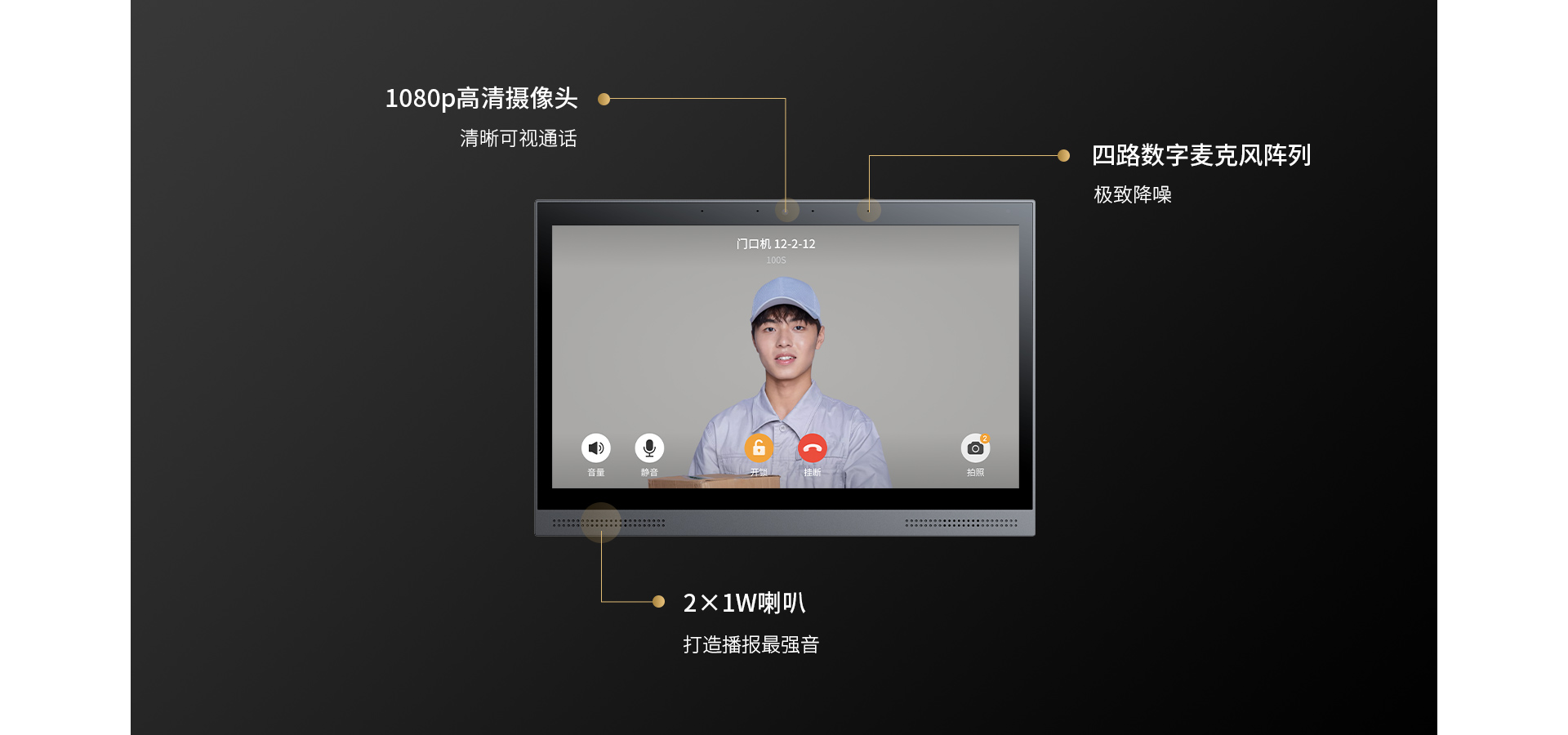 SIP全高清可視對講，標(biāo)準(zhǔn)互通